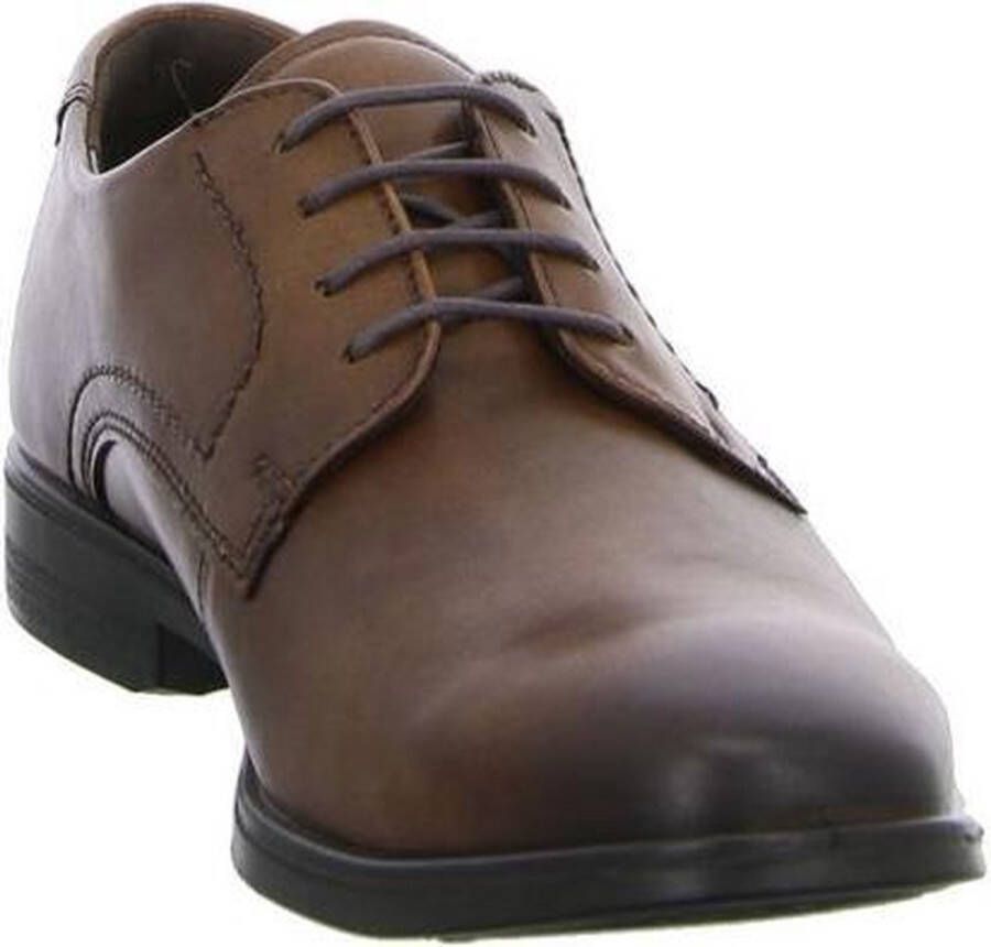 ECCO Melbourne Heren Veterschoenen Cognac