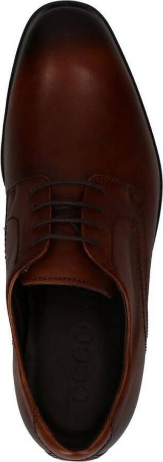 ECCO Melbourne Heren Veterschoenen Cognac