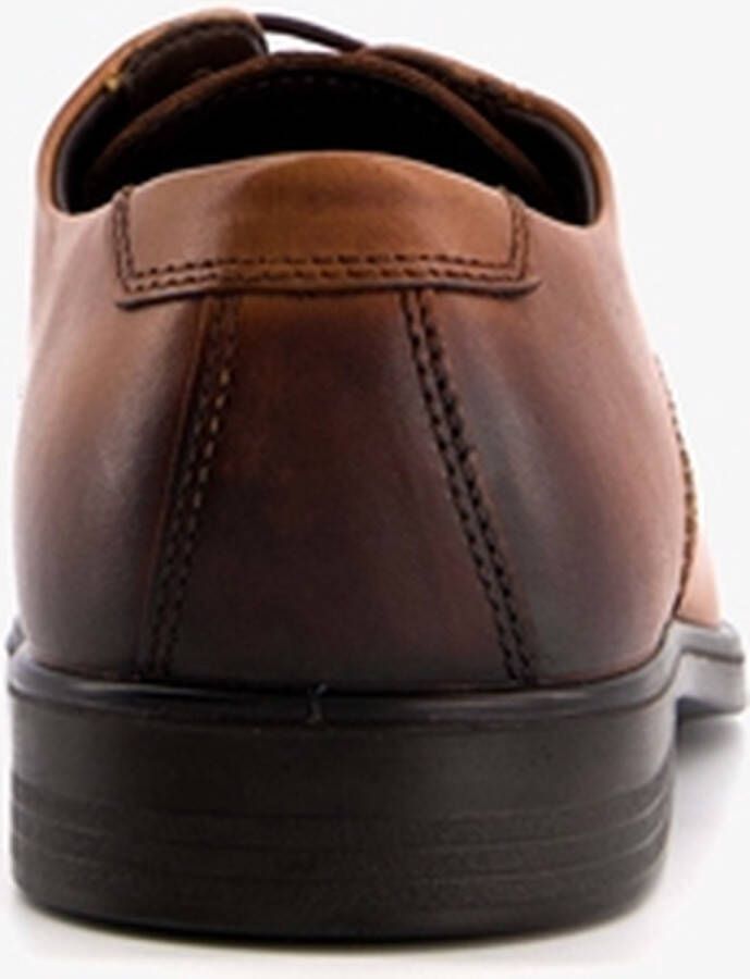 Ecco Veterschoenen Melbourne Amber in used-look vrijetijdsschoen lage schoen veterschoen
