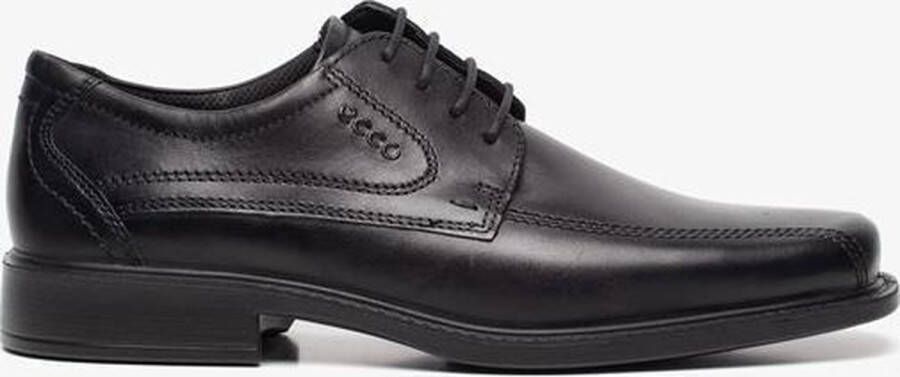 ECCO New Jersey leren heren veterschoenen Zwart