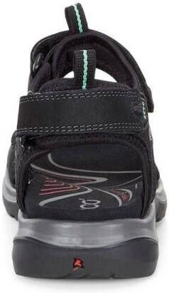 ECCO Offroad leren dames sandalen Zwart