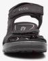 ECCO Offroad leren heren sandalen Zwart - Thumbnail 12