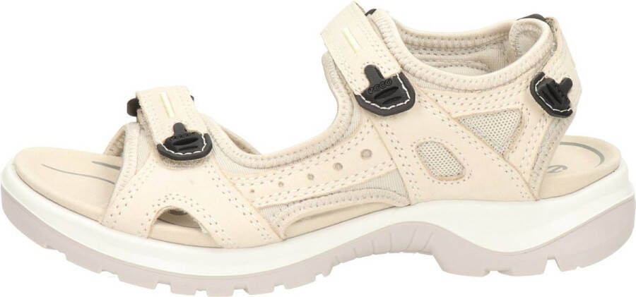 ECCO Offroad Sandalen Beige Leer Dames