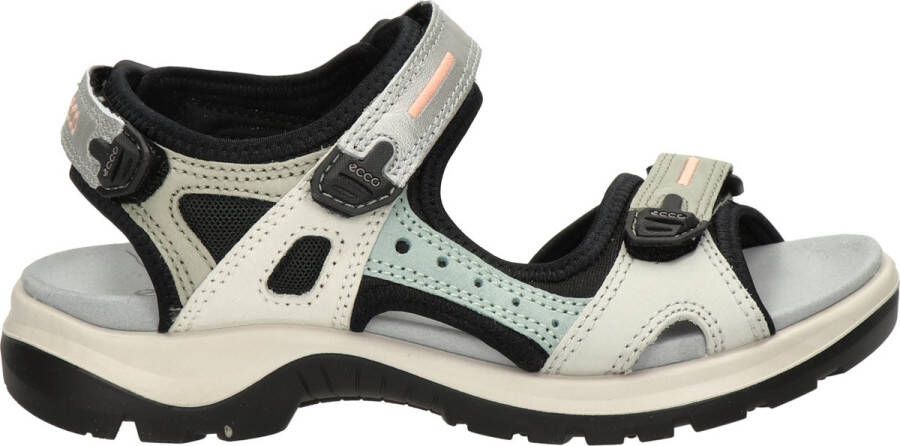 ECCO Offroad Sandalen blauw Leer Dames