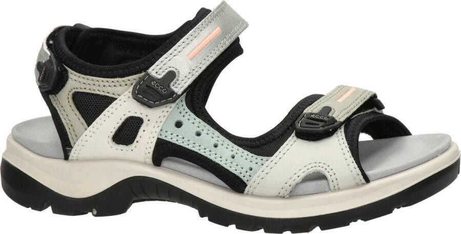 ECCO Offroad Sandalen blauw Leer Dames