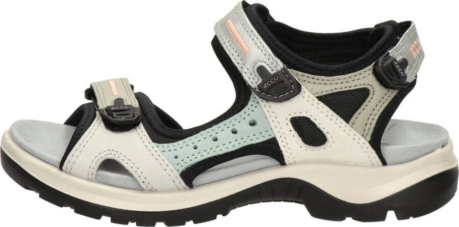 ECCO Offroad Sandalen blauw Leer Dames