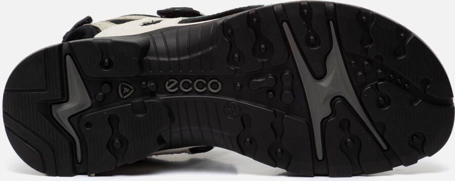 ECCO Offroad Sandalen blauw Leer Dames