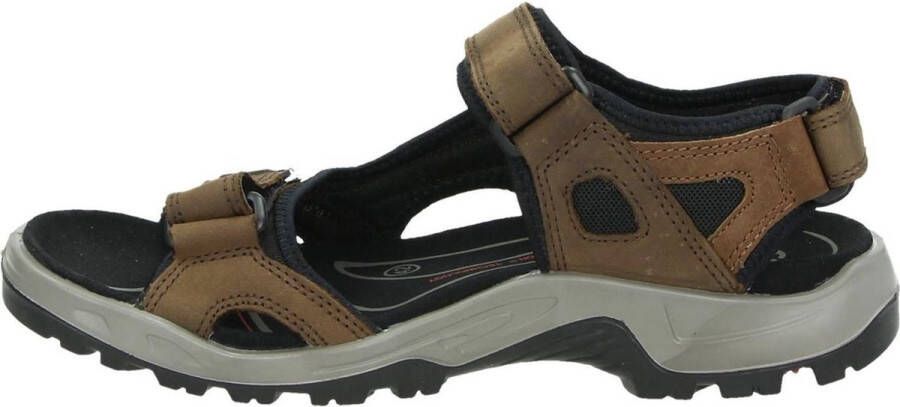 ECCO Offroad Sandalen bruin Nubuck