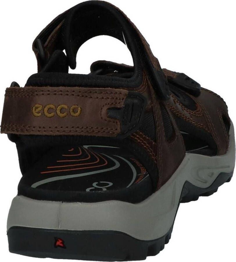 ECCO Offroad Sandalen bruin Nubuck