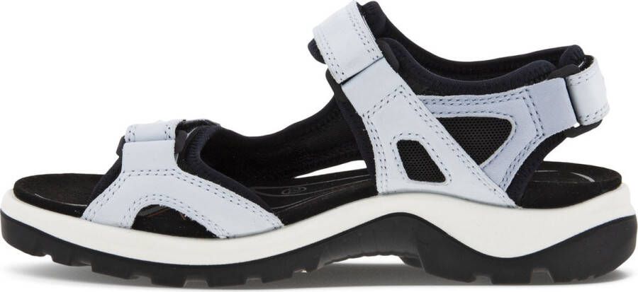 ECCO Offroad Sandalen Grijs Leer Dames