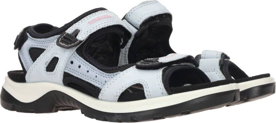ECCO Offroad Sandalen Grijs Leer Dames