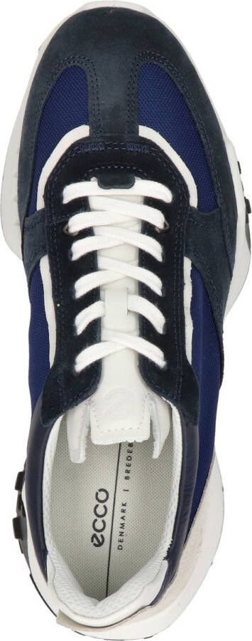 ECCO Retro heren sneaker Blauw wit