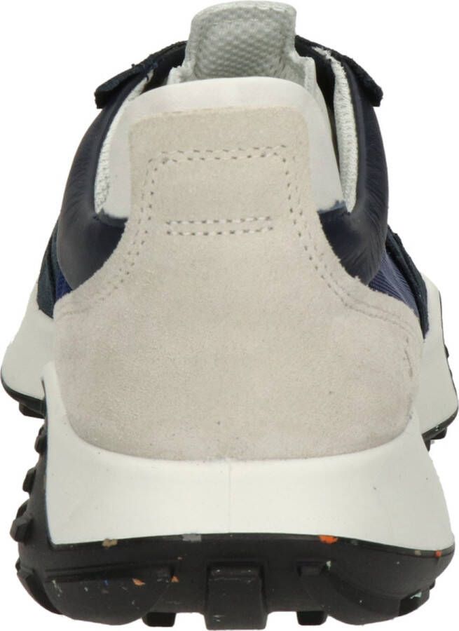 ECCO Retro heren sneaker Blauw wit