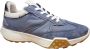 ECCO Sneakers Blauw Leer 101269 Dames Leer - Thumbnail 12