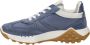 ECCO Sneakers Blauw Leer 101269 Dames Leer - Thumbnail 4