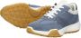 ECCO Sneakers Blauw Leer 101269 Dames Leer - Thumbnail 7