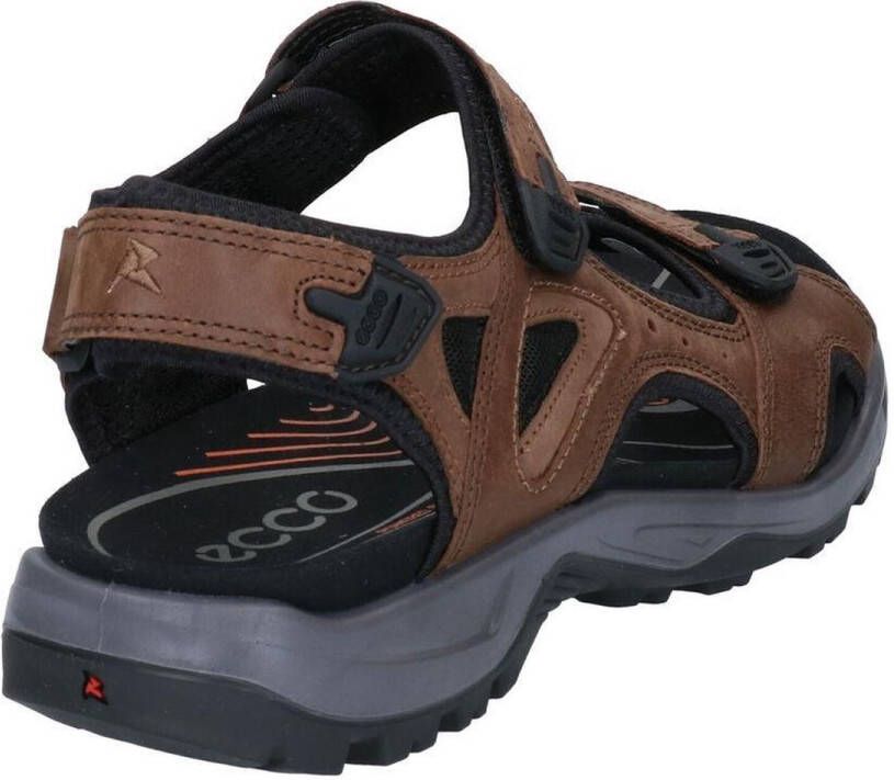 ECCO Sandalen Mannen donker bruin zwart