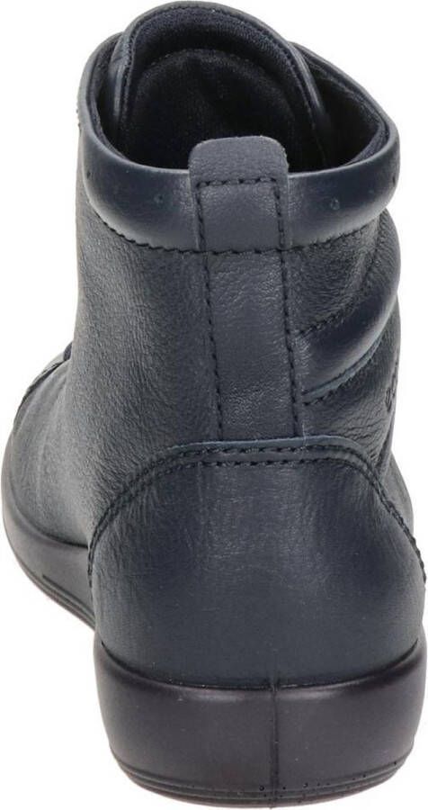 ECCO Soft 2.0 veterboots blauw Leer Dames - Foto 8