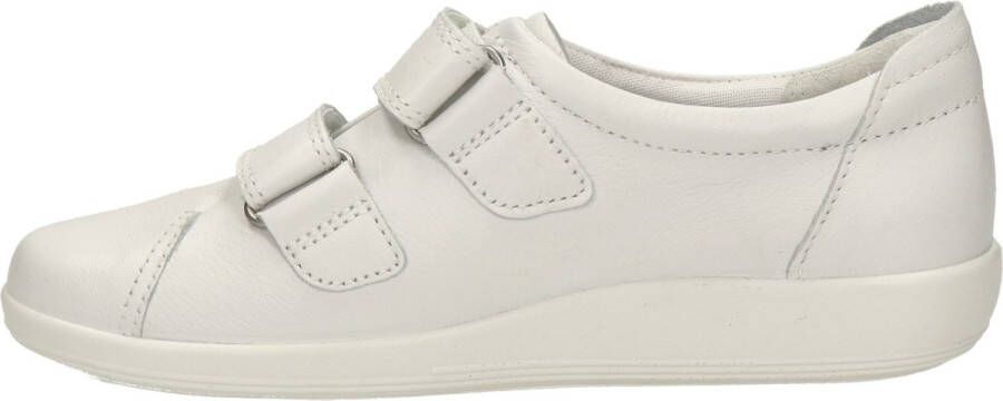 ECCO Soft 2.0 Sneakers Wit Leer Dames