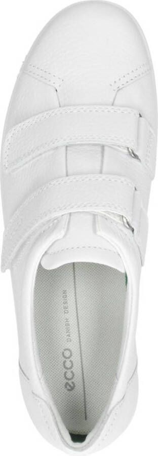 ECCO Soft 2.0 Sneakers Wit Leer Dames