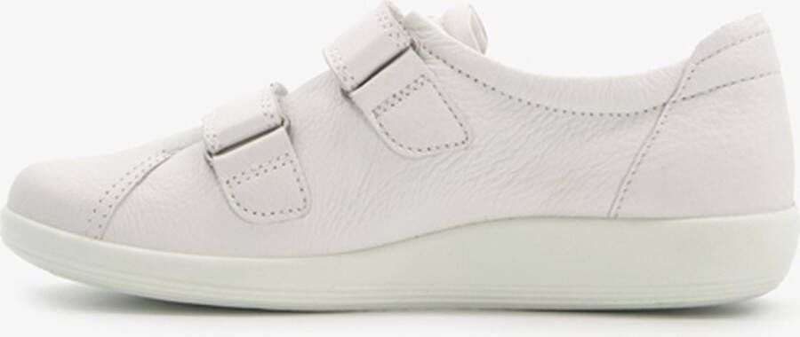ECCO Soft 2.0 Sneakers Wit Leer Dames