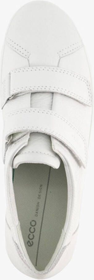 ECCO Soft 2.0 Sneakers Wit Leer Dames