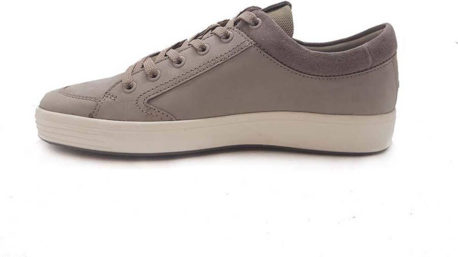 ECCO Soft 7 heren sneaker Taupe