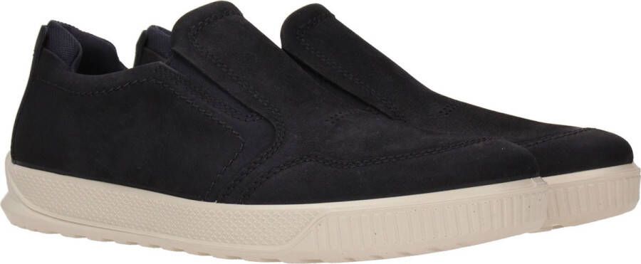 ECCO Soft 7 M Instappers blauw Nubuck Heren