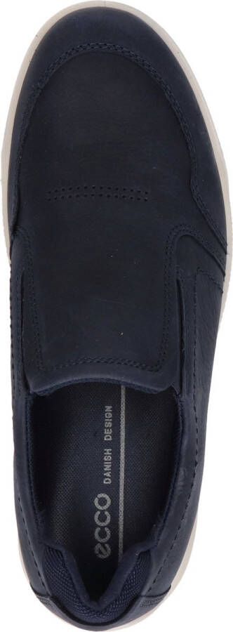 ECCO Soft 7 M Instappers blauw Nubuck Heren