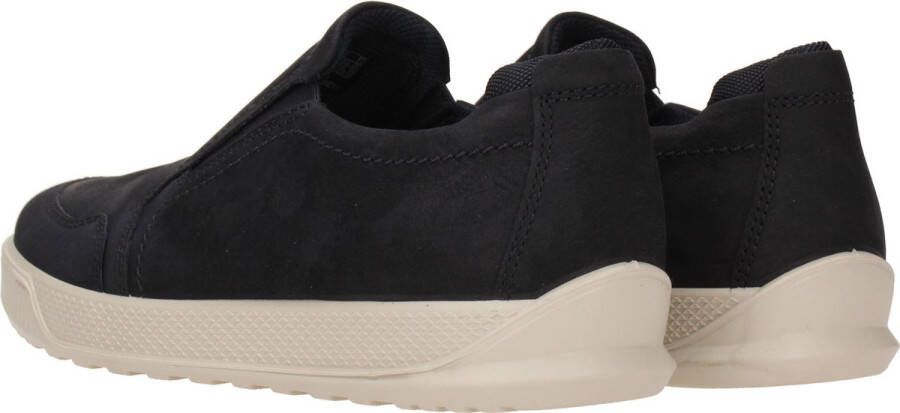 ECCO Soft 7 M Instappers blauw Nubuck Heren