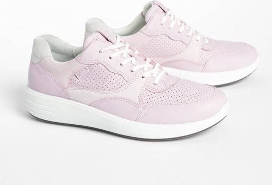 ECCO Soft 7 Runner Dames Sneaker Roze - Foto 14