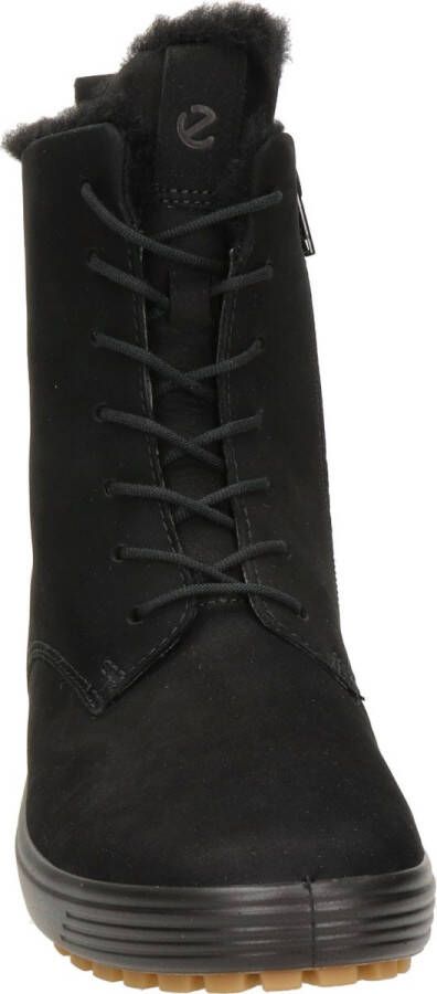 ECCO Soft 7 Tred dames veterboot Zwart