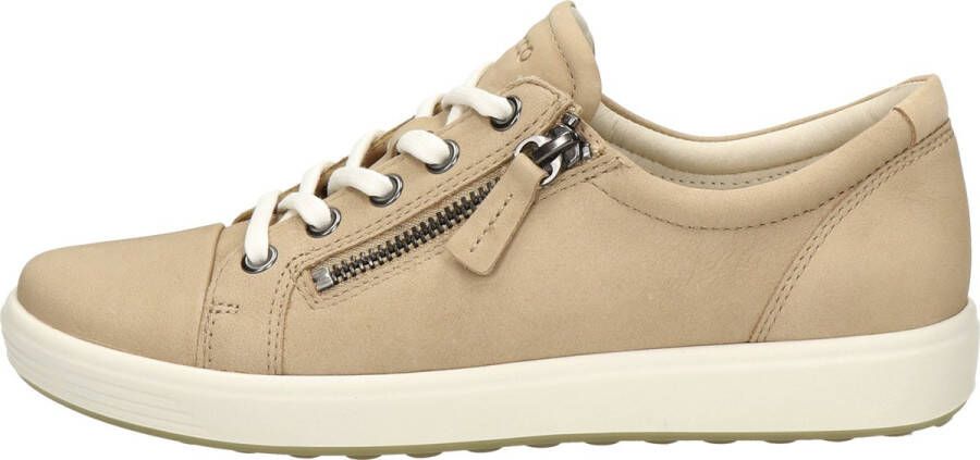 ECCO Soft 7 W Sneakers beige Textiel Dames