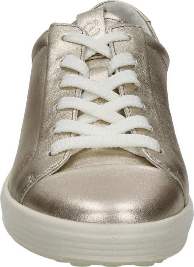 ECCO Soft 7 W Sneakers goud Imitatieleer Dames