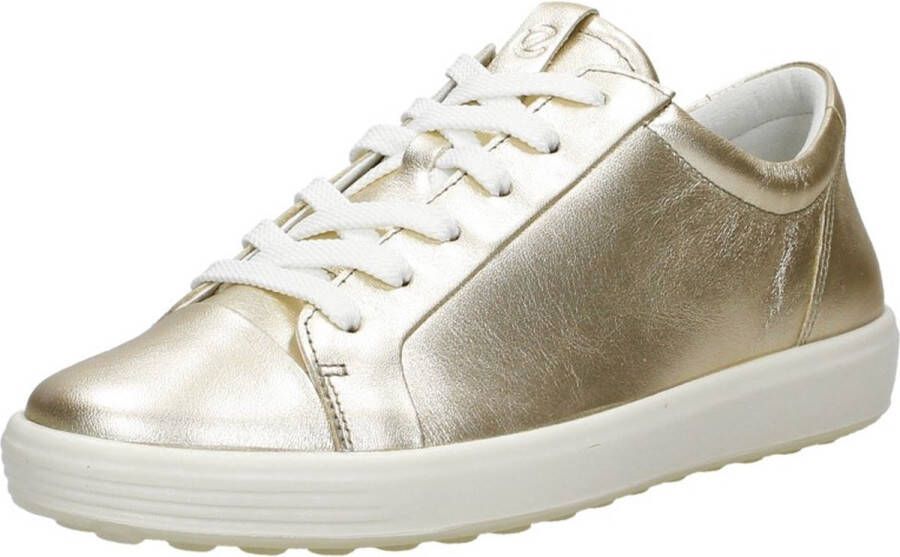 ECCO Soft 7 W Sneakers goud Imitatieleer Dames