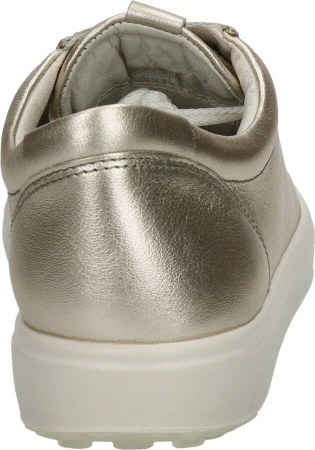 ECCO Soft 7 W Sneakers goud Imitatieleer Dames