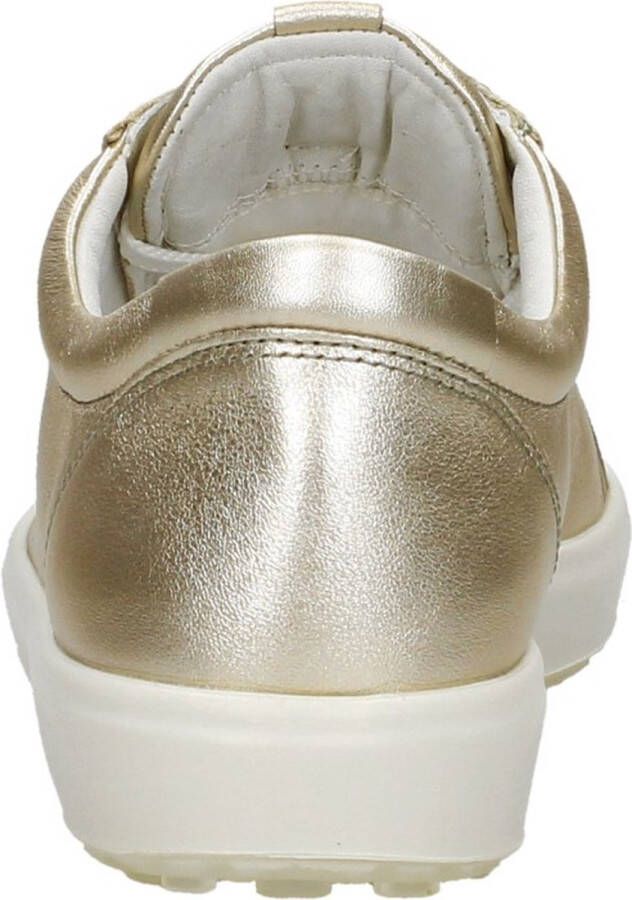 ECCO Soft 7 W Sneakers goud Imitatieleer Dames