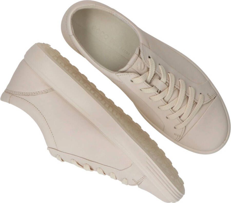 ECCO Soft 7 W veterschoenen beige Textiel Dames