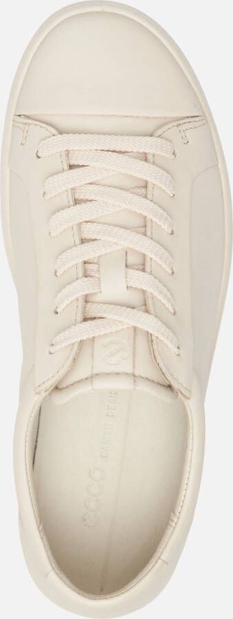 ECCO Soft 7 W veterschoenen beige Textiel Dames