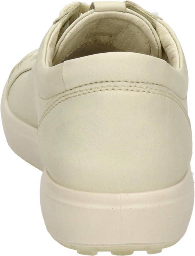 ECCO Soft 7 W veterschoenen beige Textiel Dames