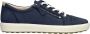 ECCO Soft 7 W Veterschoenen blauw Textiel Dames - Thumbnail 13