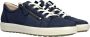 ECCO Soft 7 W Veterschoenen blauw Textiel Dames - Thumbnail 5