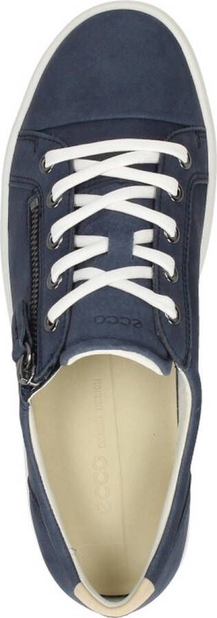 ECCO Soft 7 W Veterschoenen blauw Textiel Dames - Foto 8