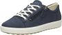 ECCO Soft 7 W Veterschoenen blauw Textiel Dames - Thumbnail 9