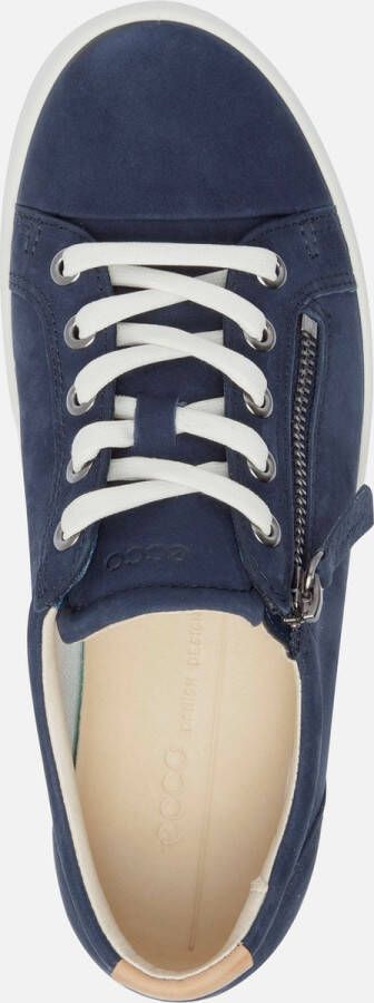 ECCO Soft 7 W Veterschoenen blauw Textiel Dames - Foto 10