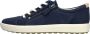 ECCO Soft 7 W Veterschoenen blauw Textiel Dames - Thumbnail 11