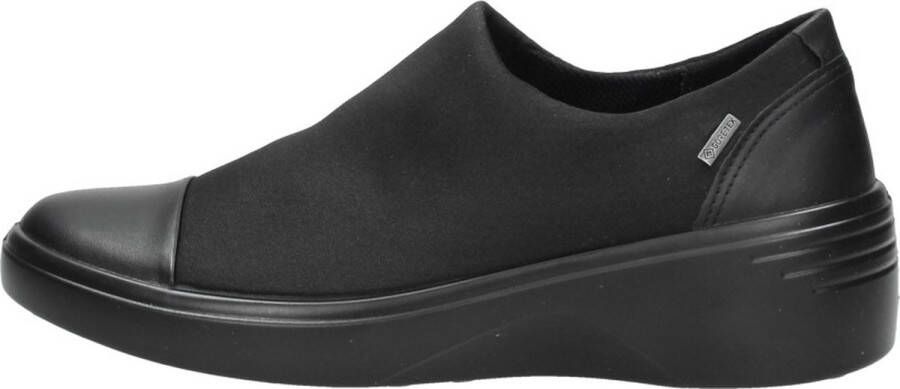 ECCO Soft 7 Wedge Dames Instappers Zwart