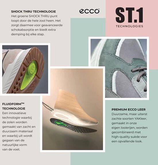 ECCO ST.1 M sneakers grijs