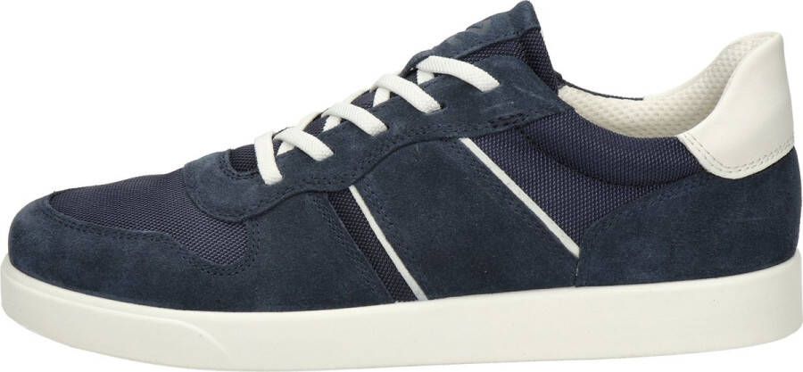 ECCO Street Lite M Sneakers blauw Suede