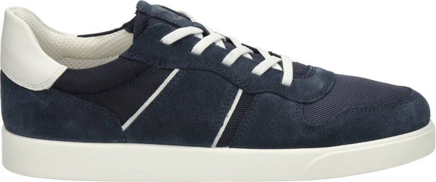 ECCO Street Lite M Sneakers blauw Suede